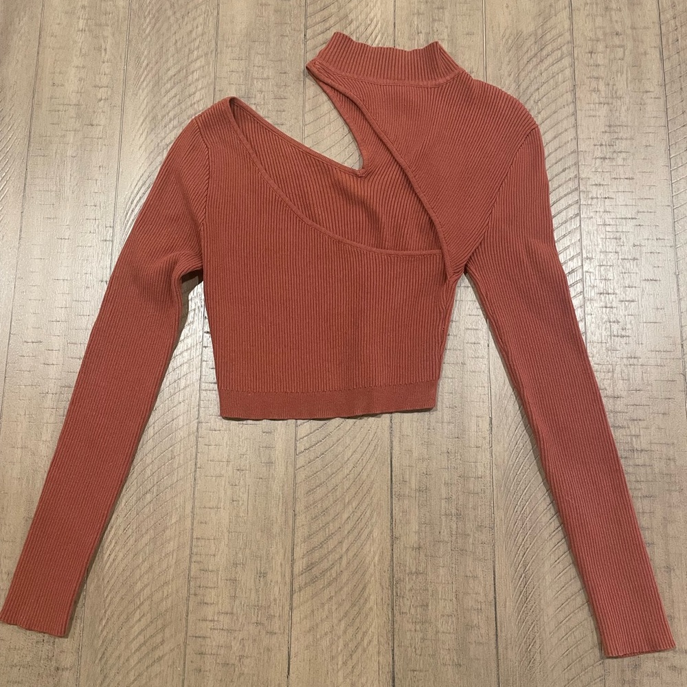 Windsor Long Sleeve Cropped Cut Out